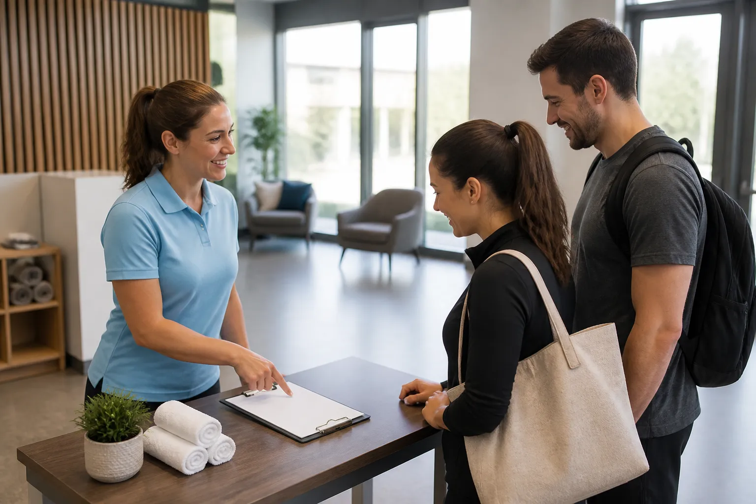 About: On Site Appointment Check In
